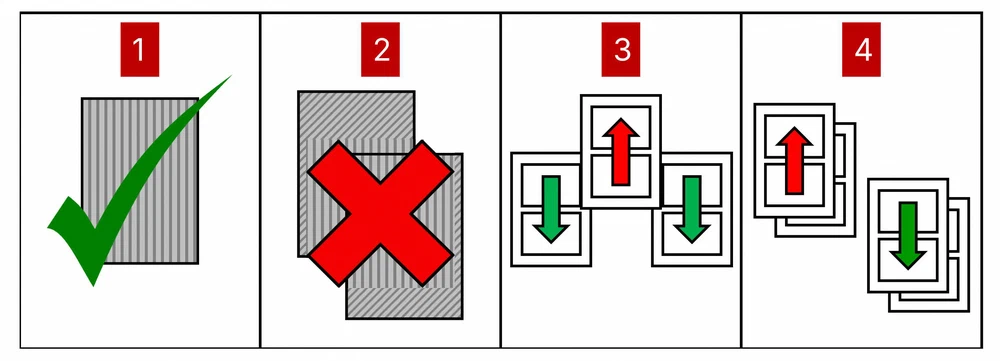 Duopoly action cards Secret 1 through Competition 4 with card-count diagrams